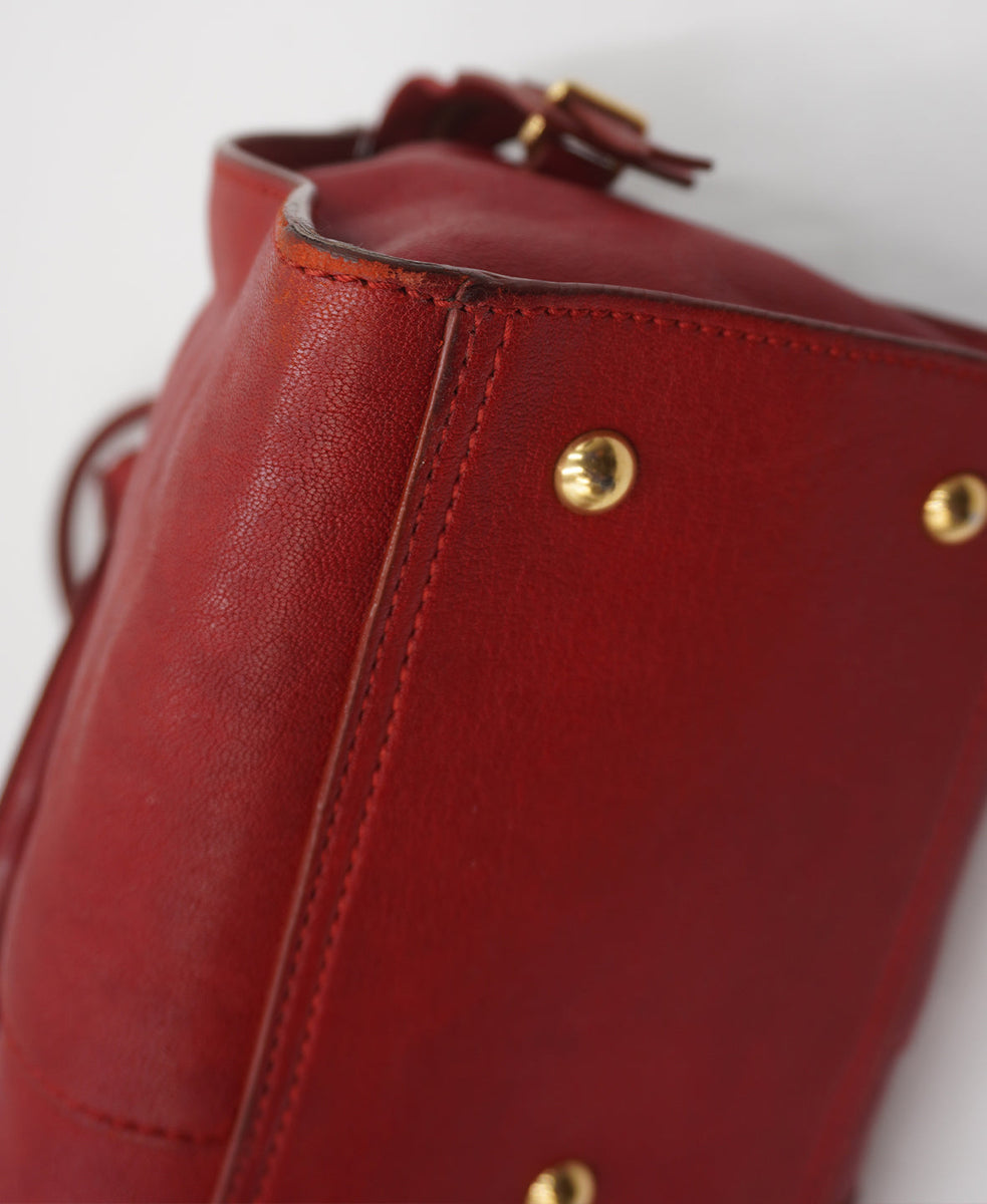 Chyc Cabas Leather Tote Pink