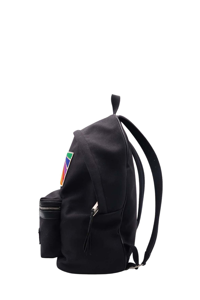 City Multi Patch Backpack Black