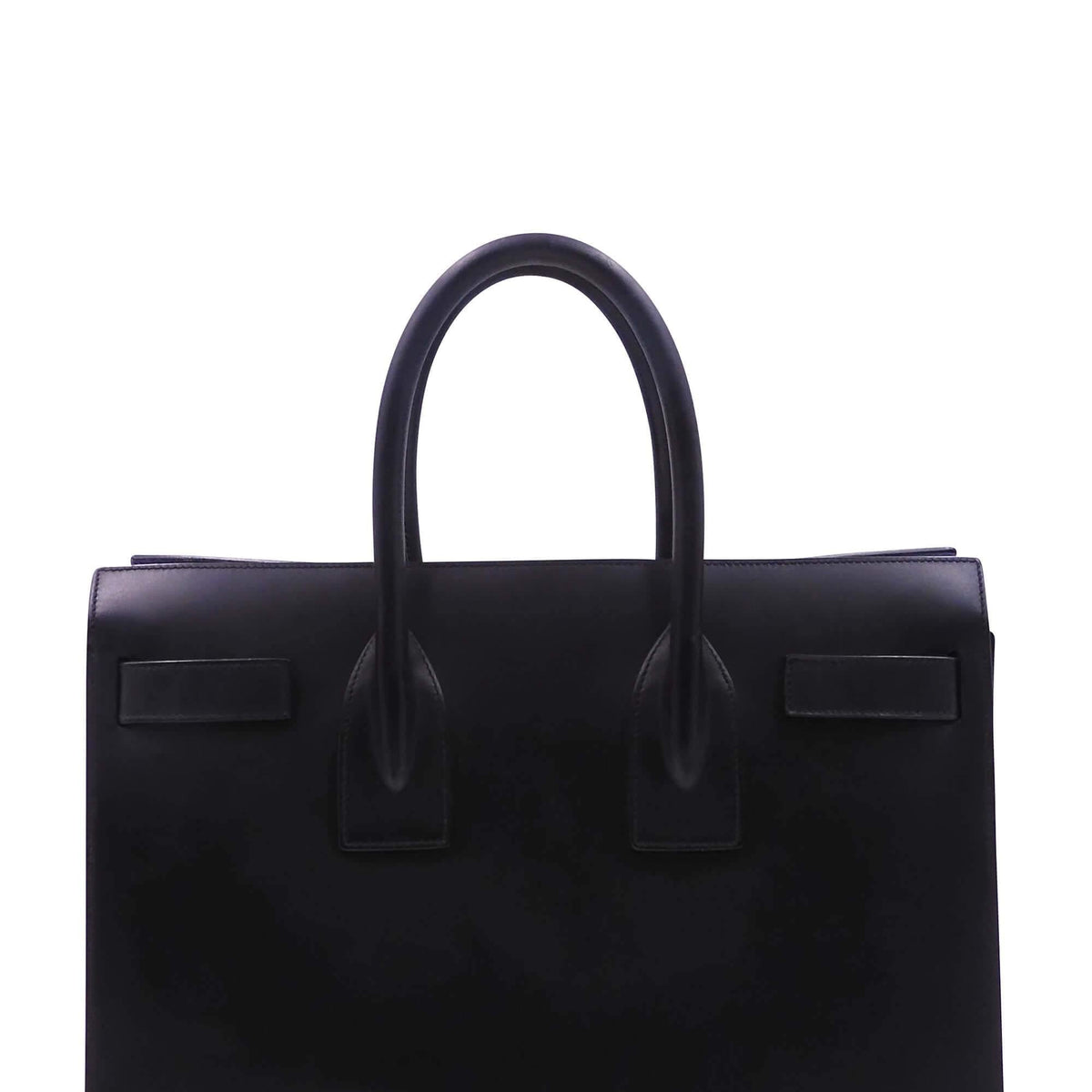 Classic Small Sac De Jour Black Blue in Smooth Leather