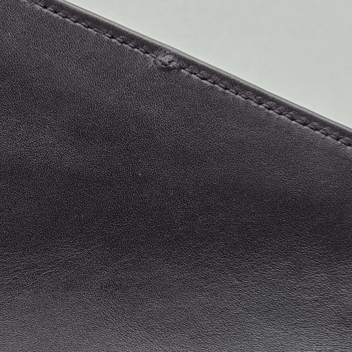 Envelope Monogram Clutch Black