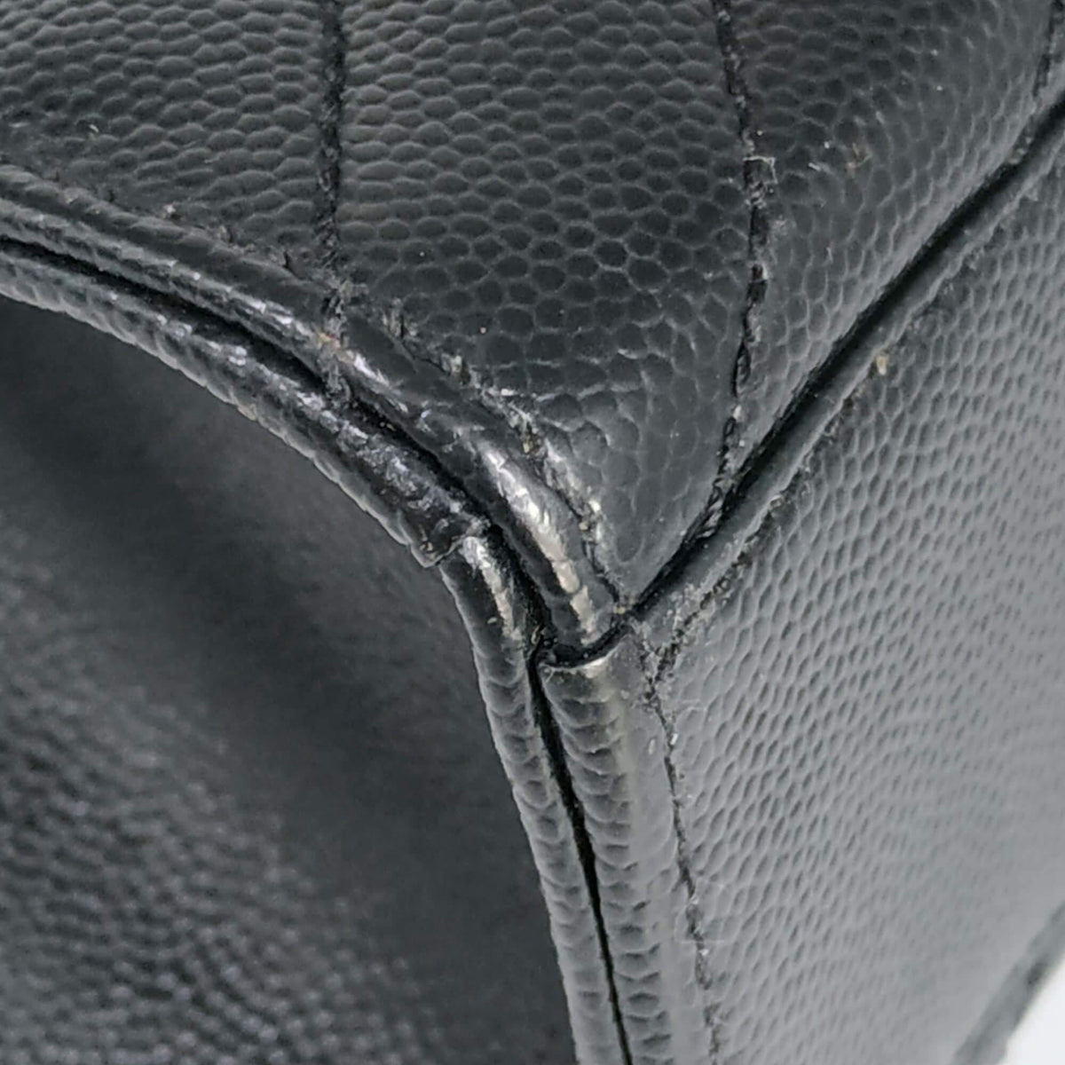 Large Matelasse Monogram Envelope Bag Black