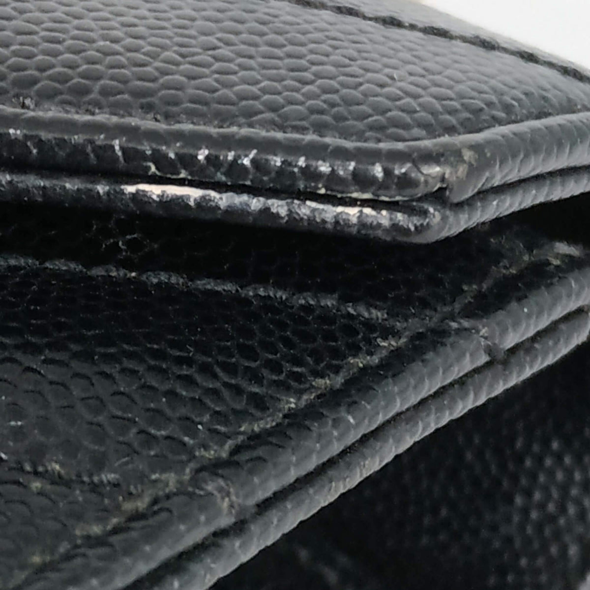 Large Matelasse Monogram Envelope Bag Black