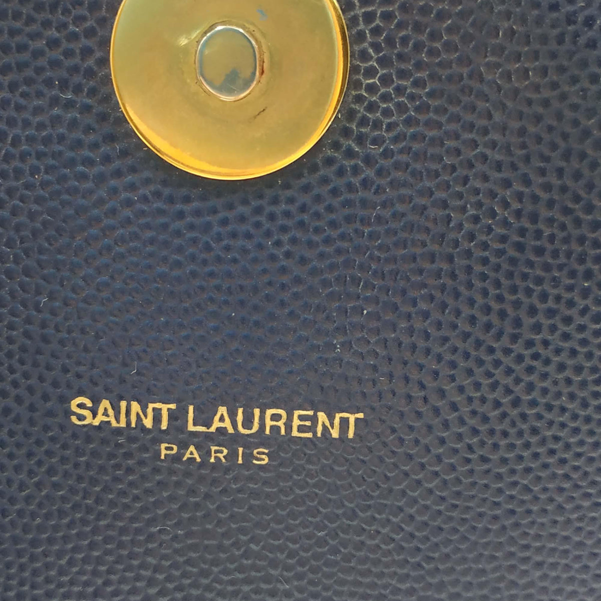 Large Matelasse Monogram Envelope Bag Blue