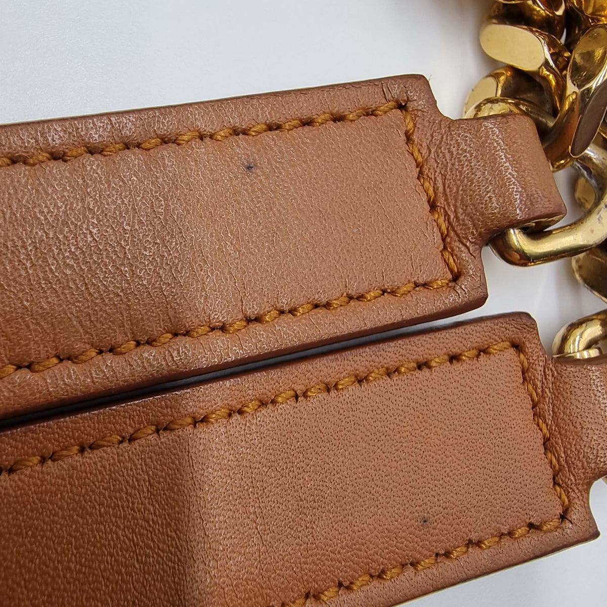 Large Matelasse Monogram Envelope Bag Burnt Orange