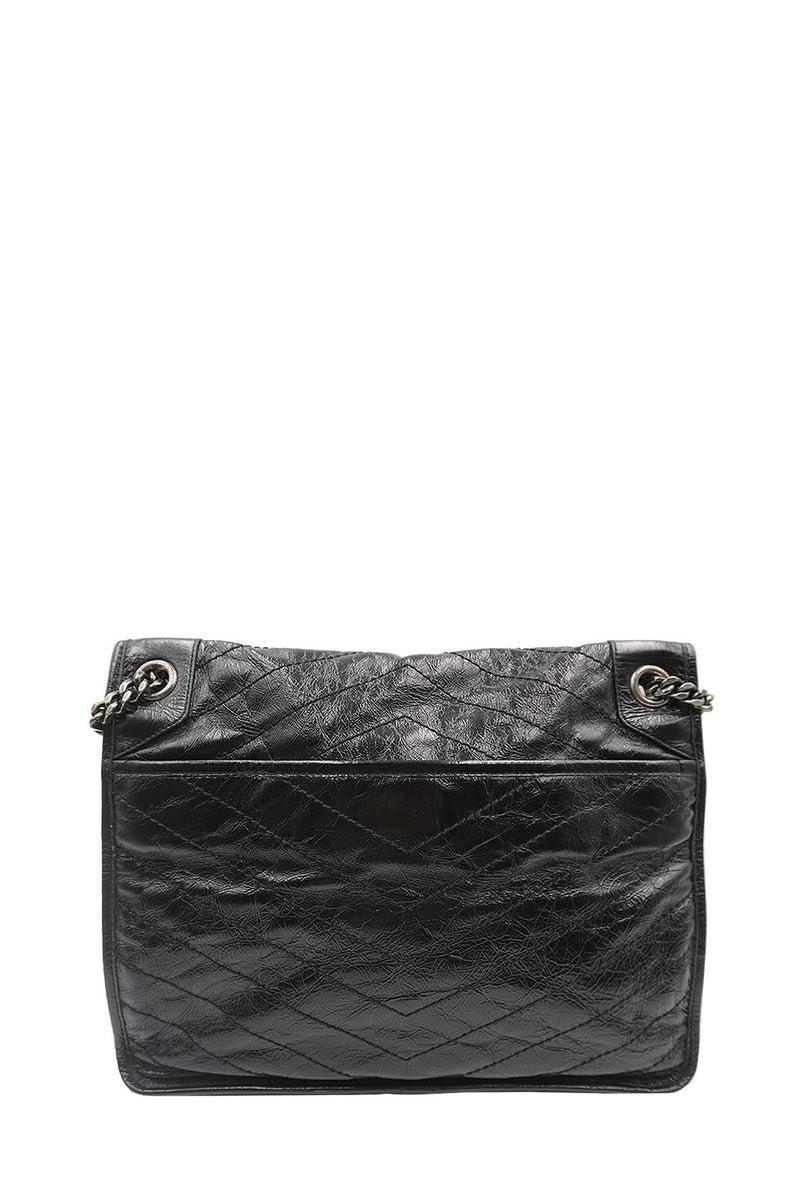 Large Monogram Matelasse Niki Bag Black
