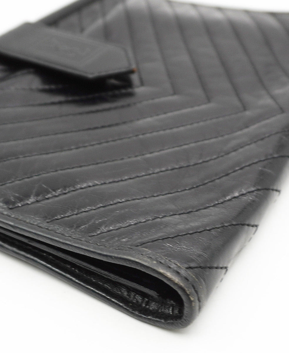 Leather Clutch Black