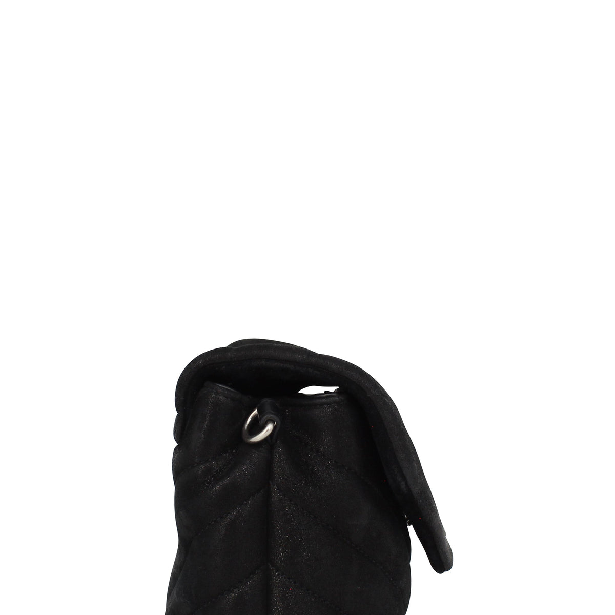 Loulou Toy Bag Black Glitter