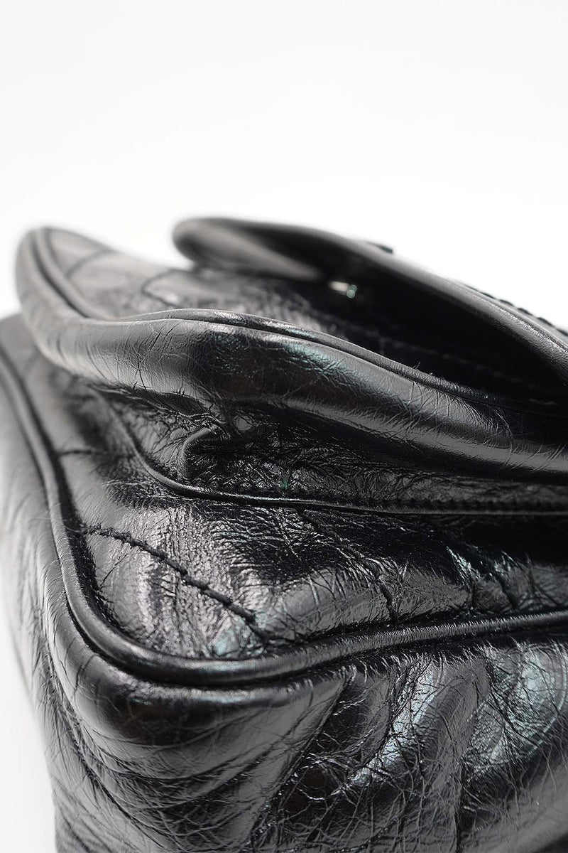 Medium Niki Crinkle Black