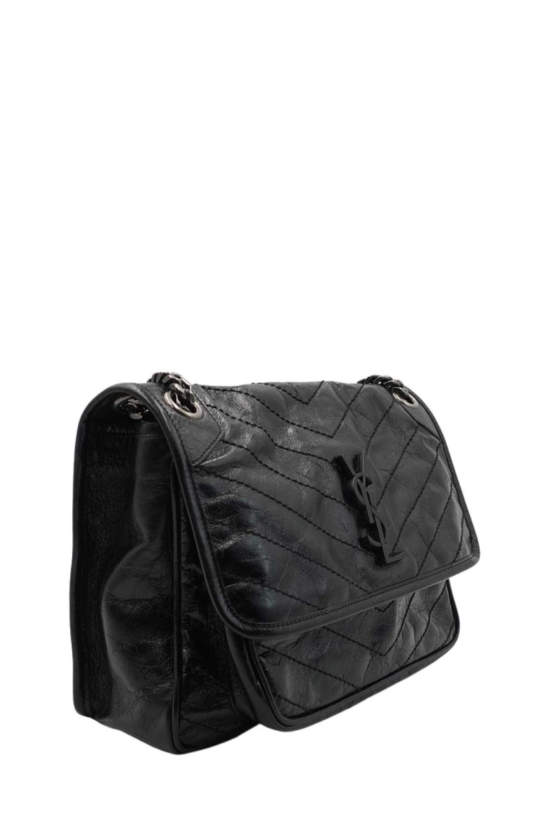 Medium Niki Crinkle Black