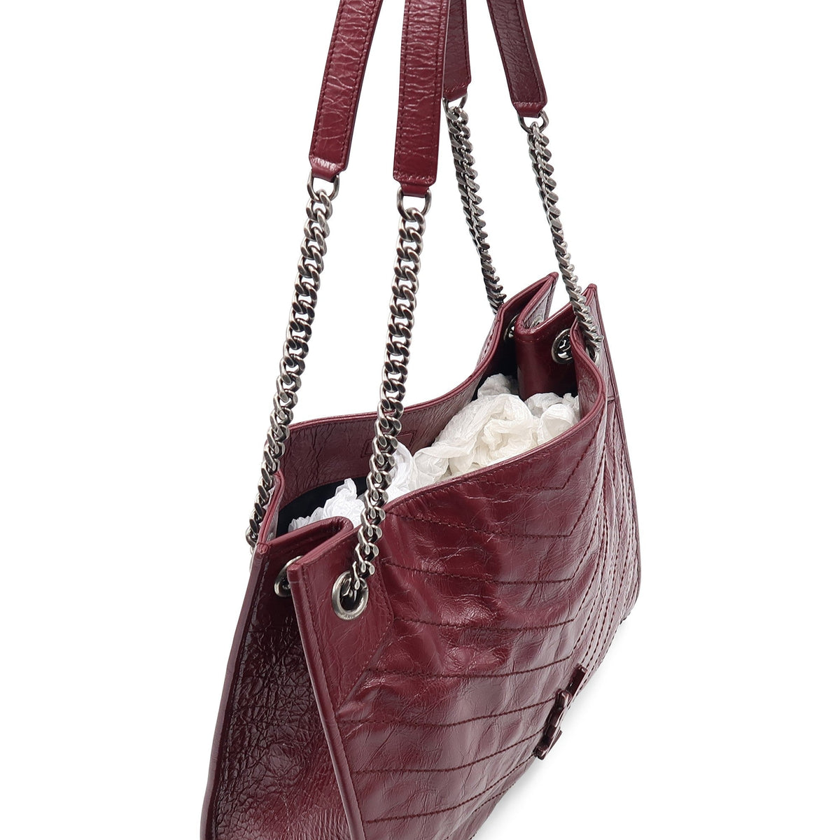 Medium Niki Shopping Tote Maroon