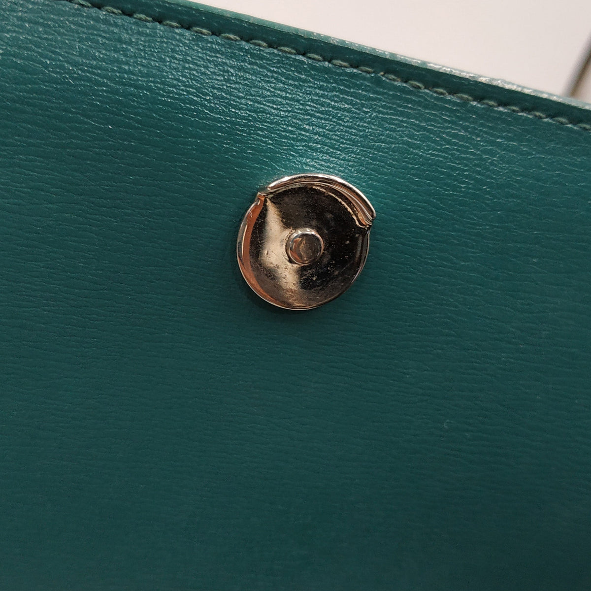 Medium Sunset Bag with Silver Hardware Green