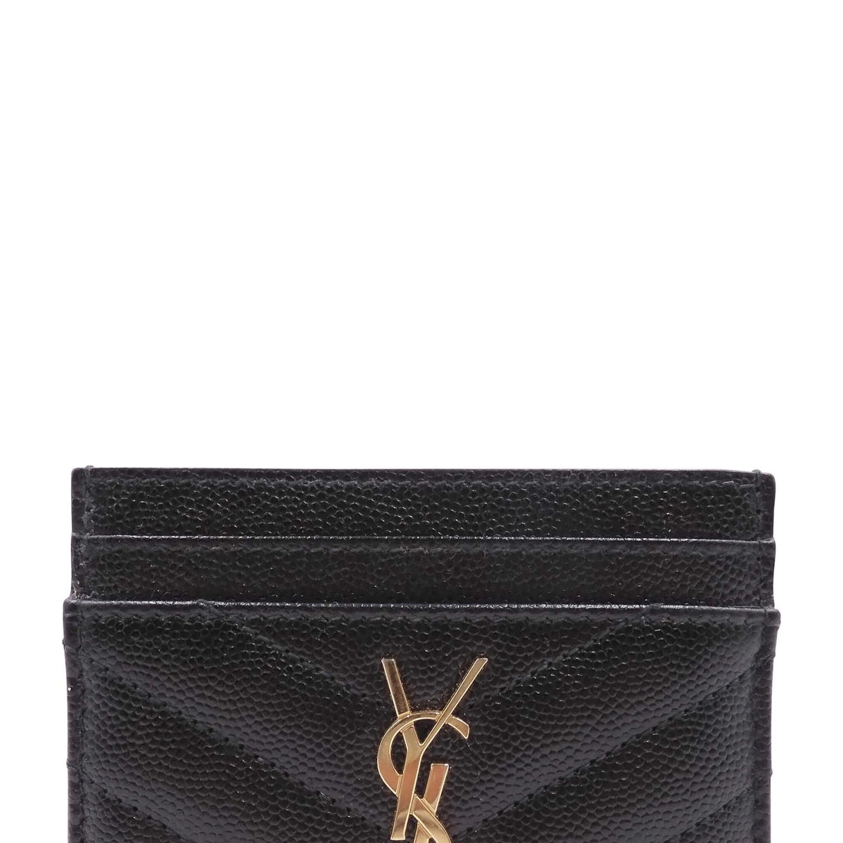 Monogram Card Holder Black