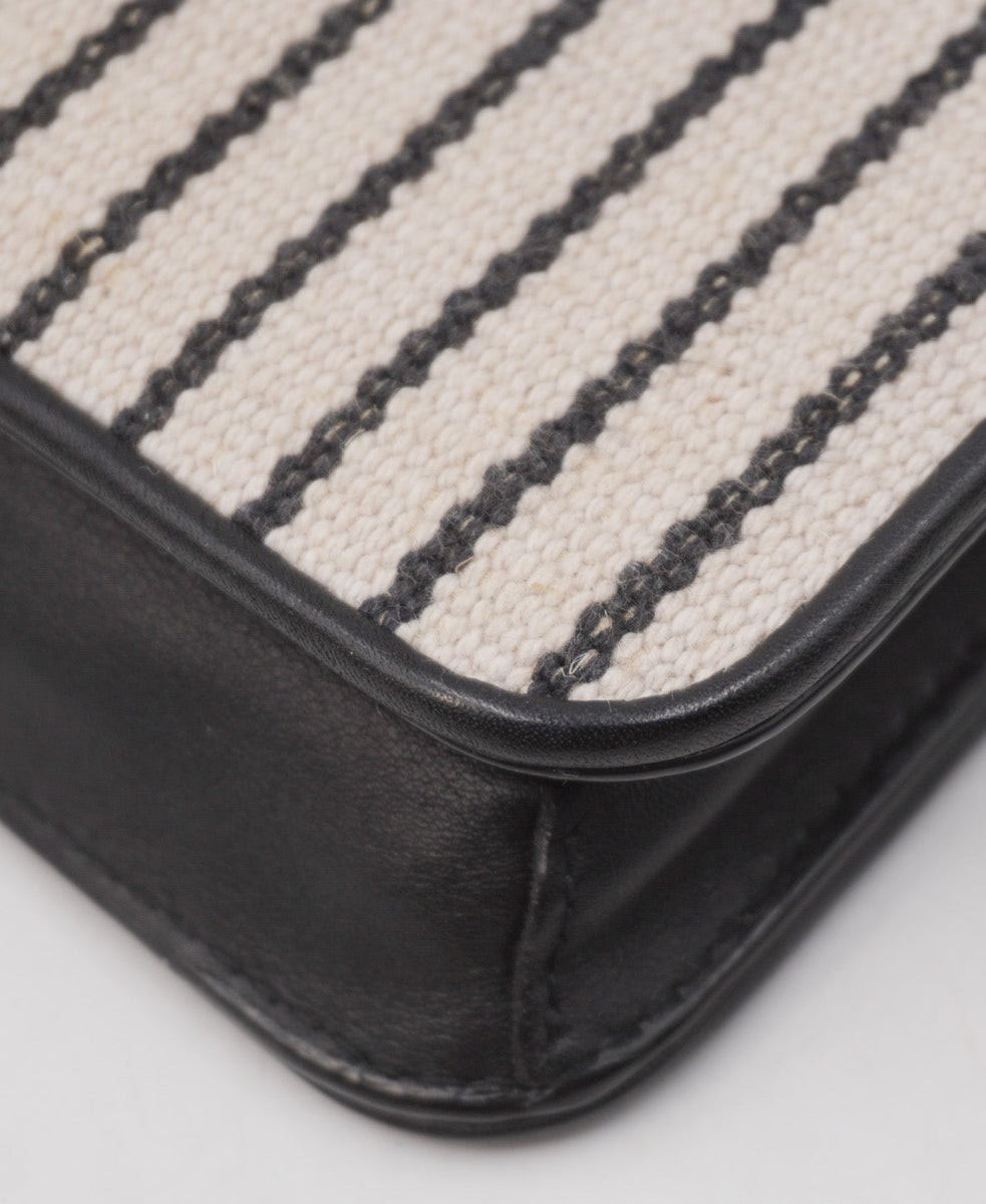 Monogram Cassandre Phone Holder Crossbody Black, Cream