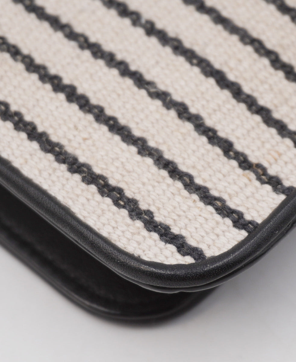 Monogram Cassandre Phone Holder Crossbody Black, Cream