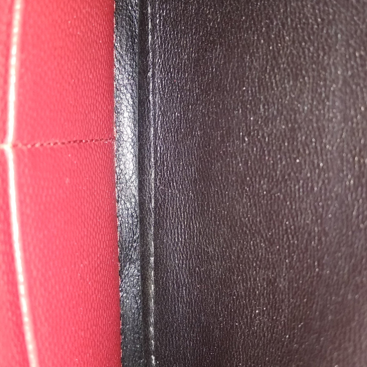 Monogram Envelope Wallet Red