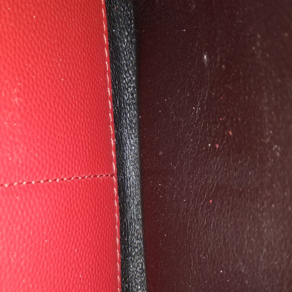 Monogram Envelope Wallet Red