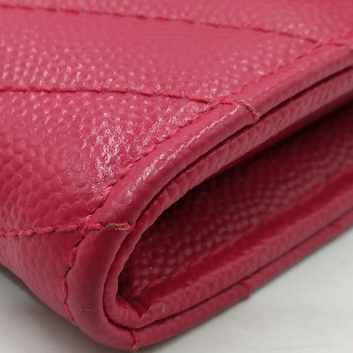 Monogram Envelope Wallet Red