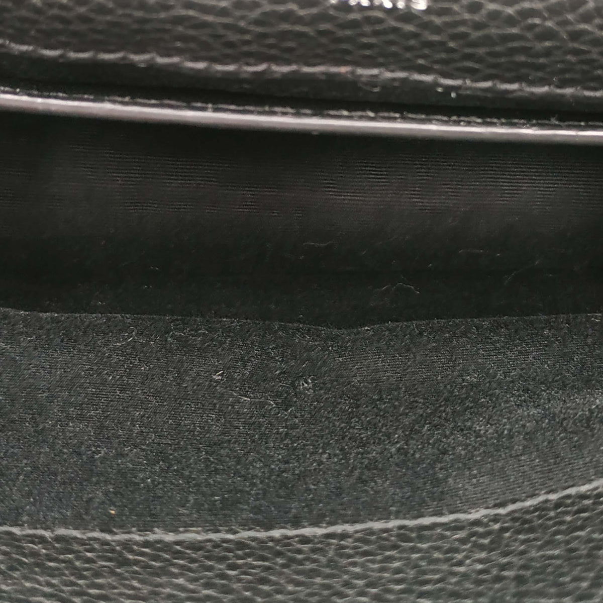 Monogram Fold Over Shoulder Bag Black