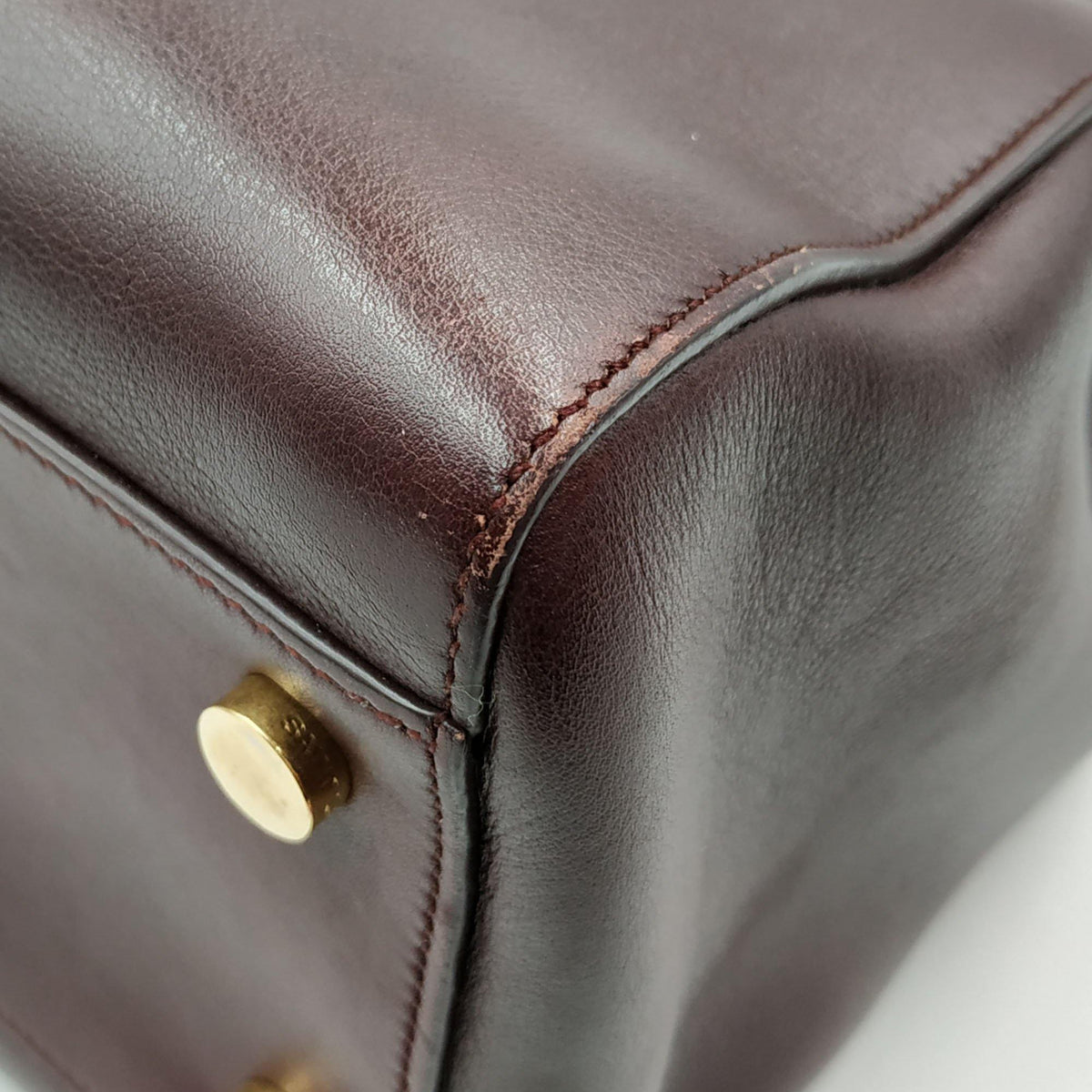 Moujik Top Handle Bag Maroon