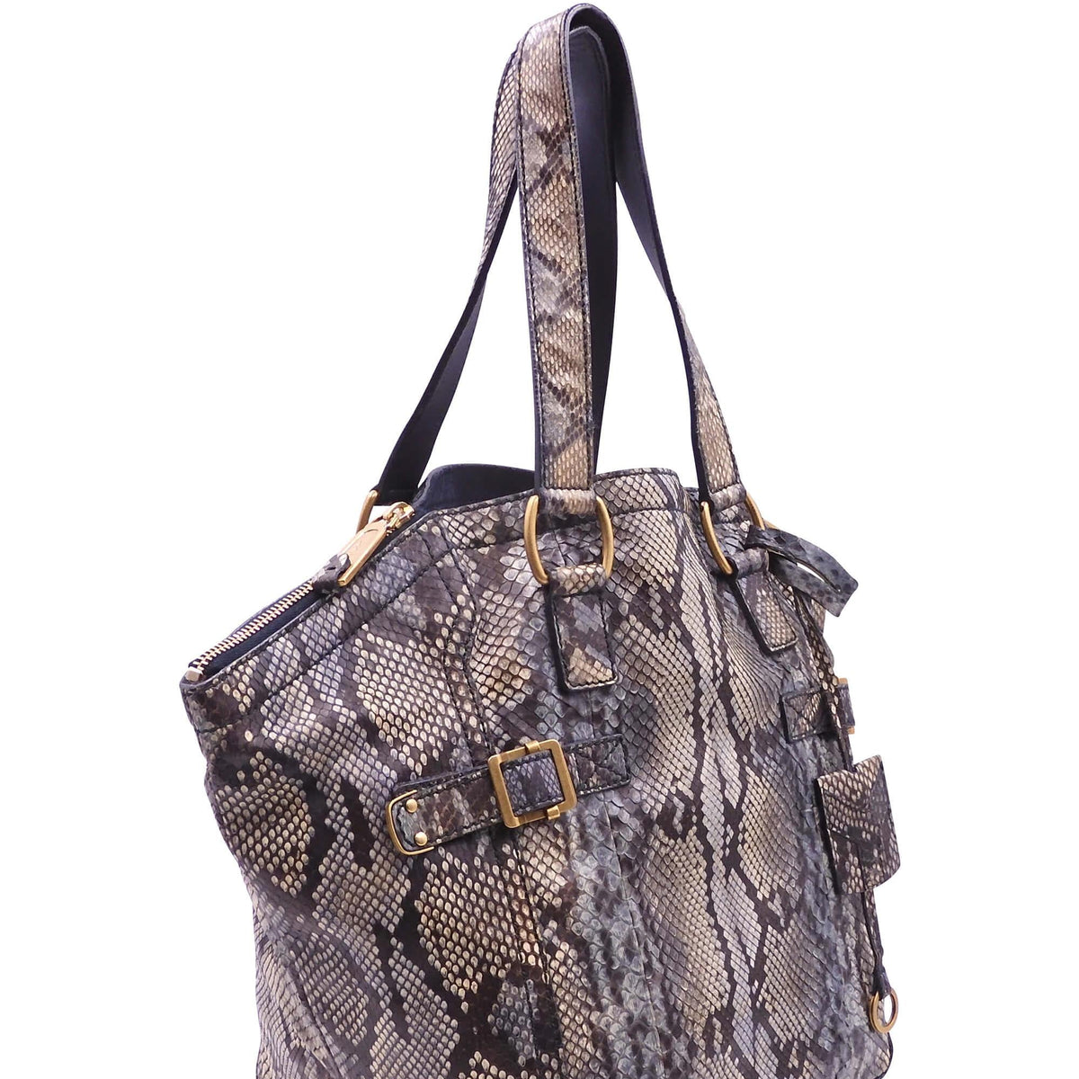 Python Downtown Tote Grey Blue