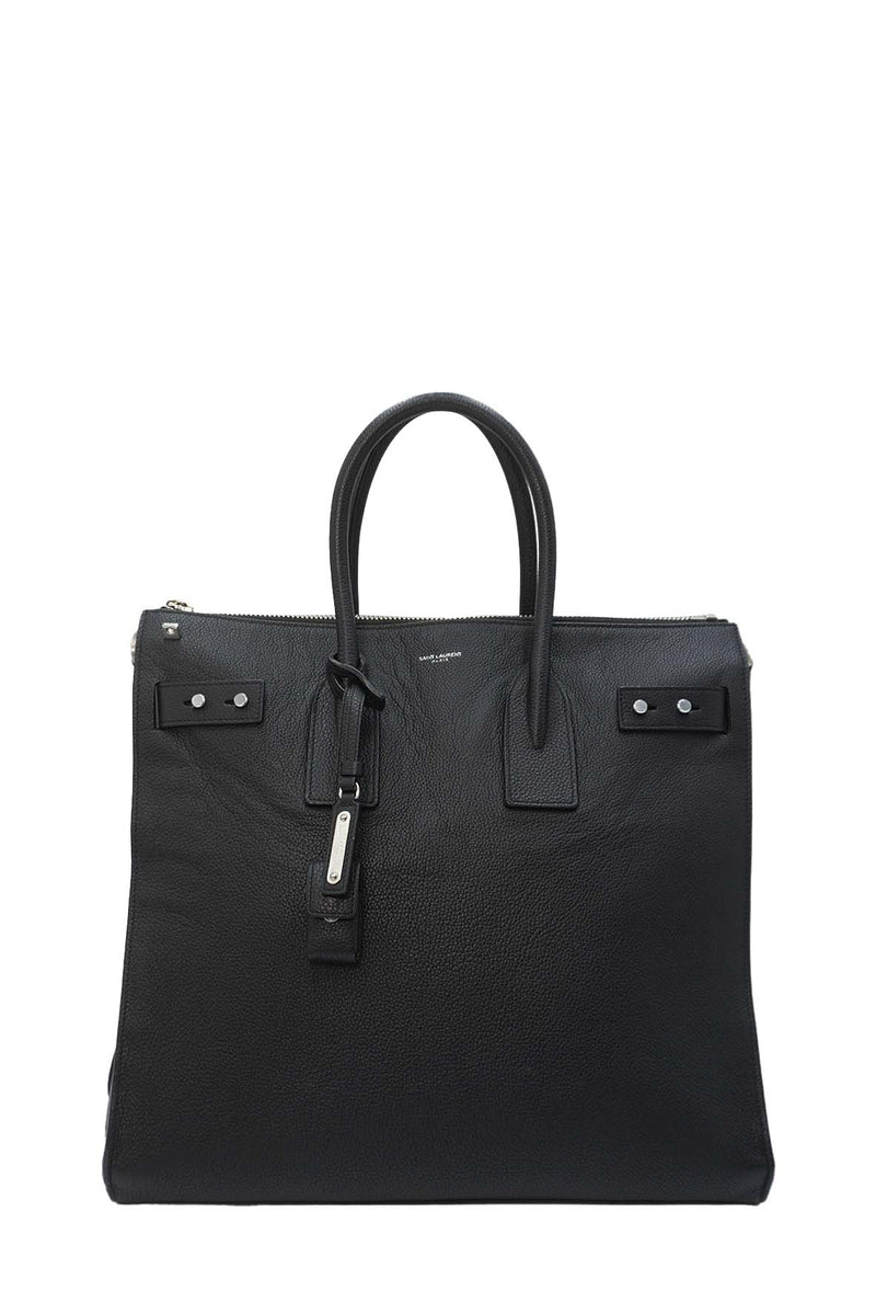 Sac De Jour North/South in Grained Leather Black