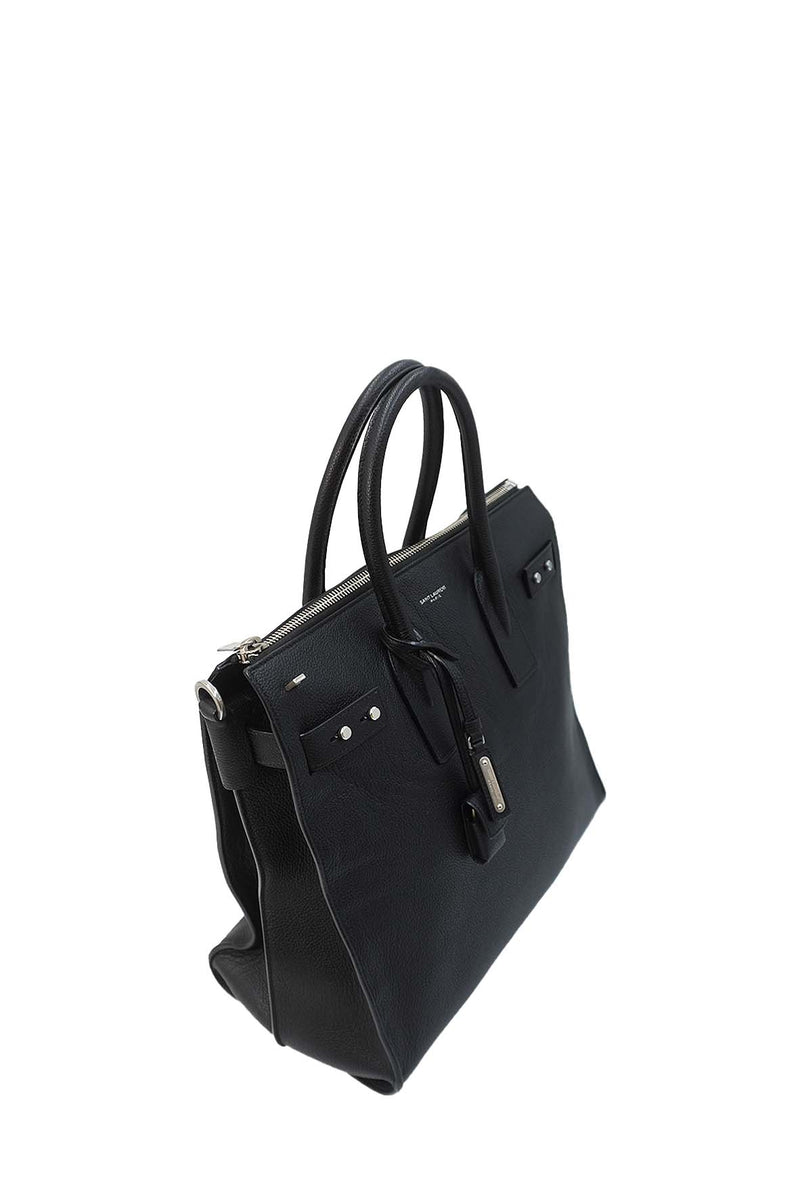 Sac De Jour North/South in Grained Leather Black
