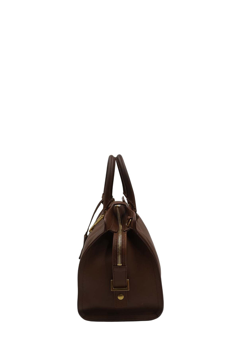 Small Cabas Y-Ligne Leather Brown