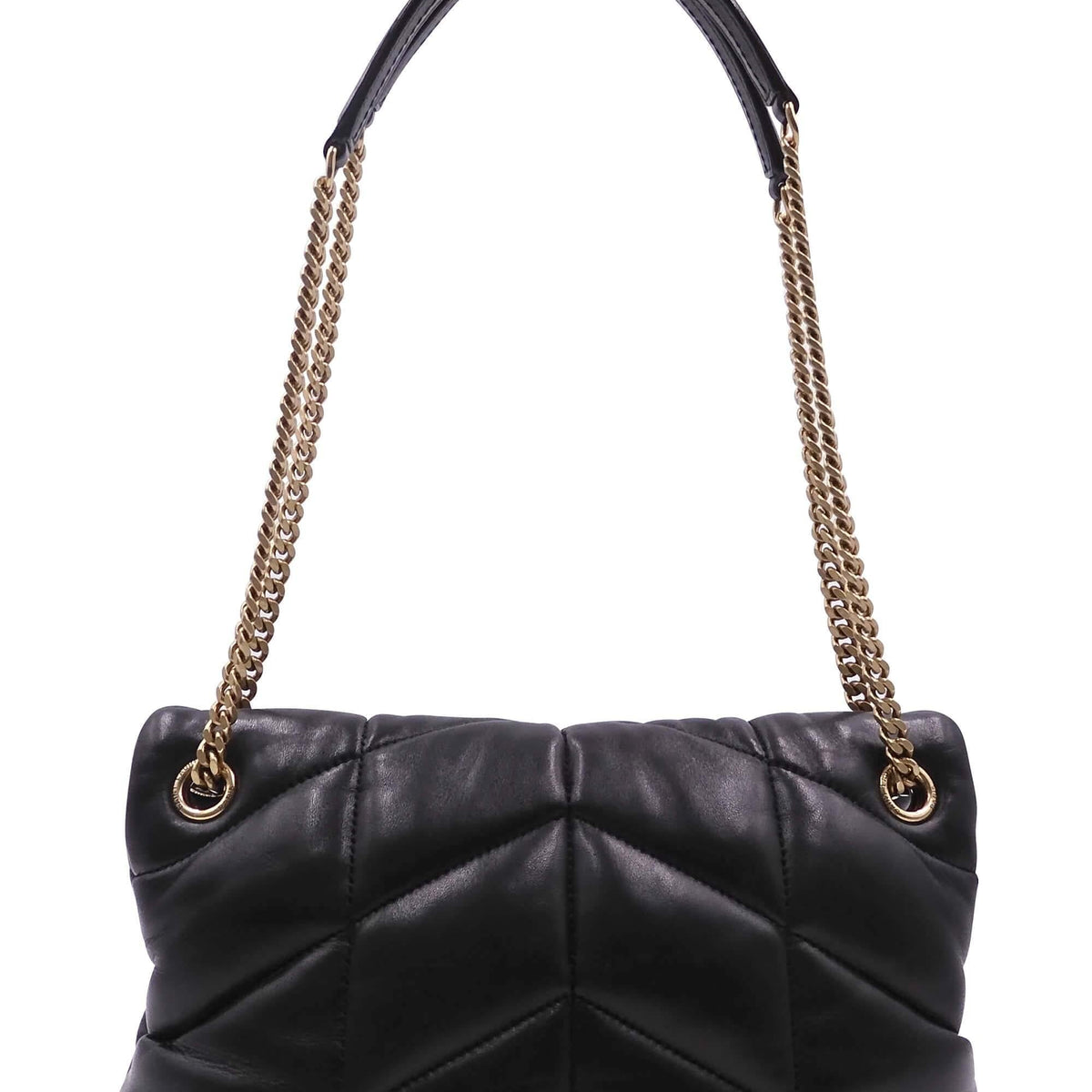 Small Loulou Puffer Bag Black