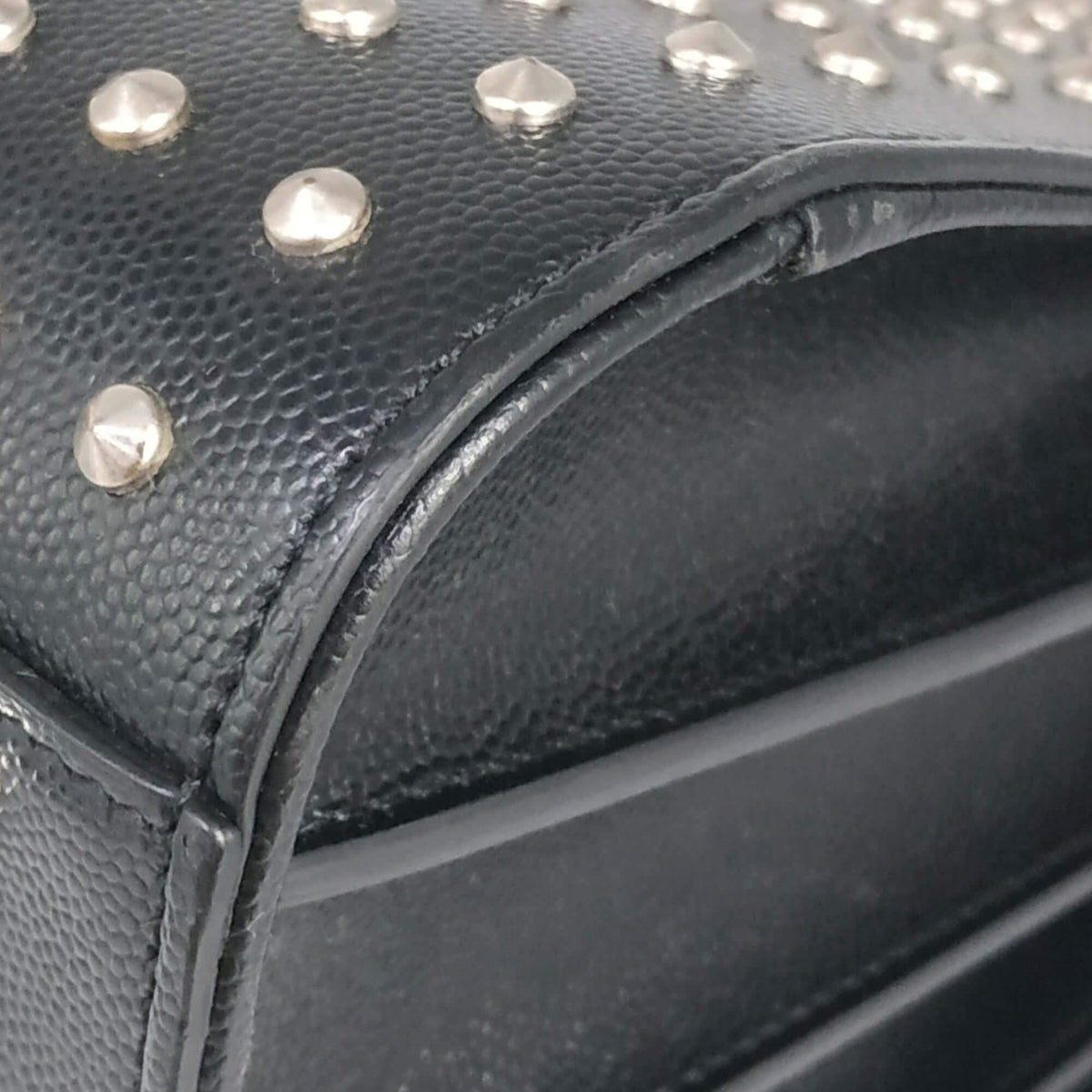 Studded Small Sac De Jour Black
