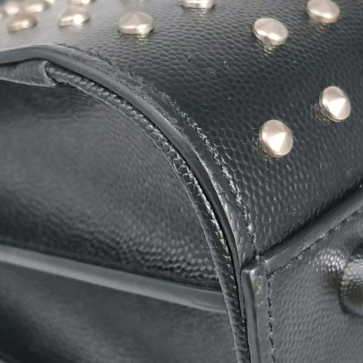Studded Small Sac De Jour Black