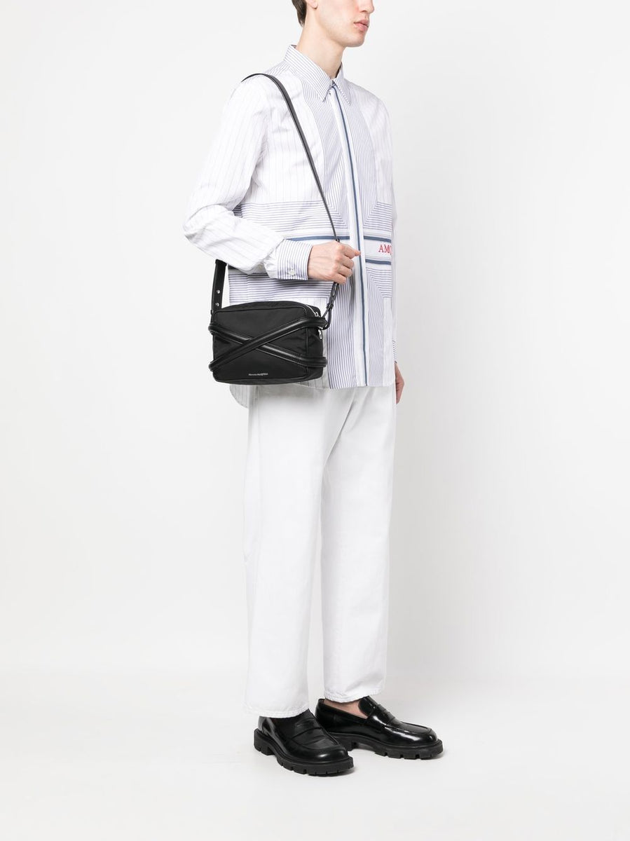 Alexander Mcqueen Men Harness Nylon Camera Bag