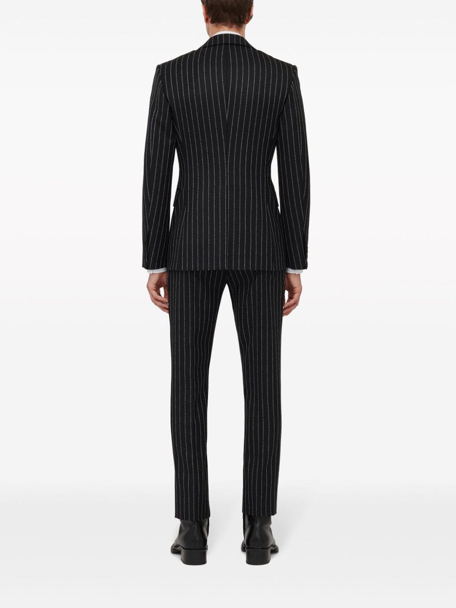 Alexander Mcqueen Men Pinstripe Single-Breasted Jacket