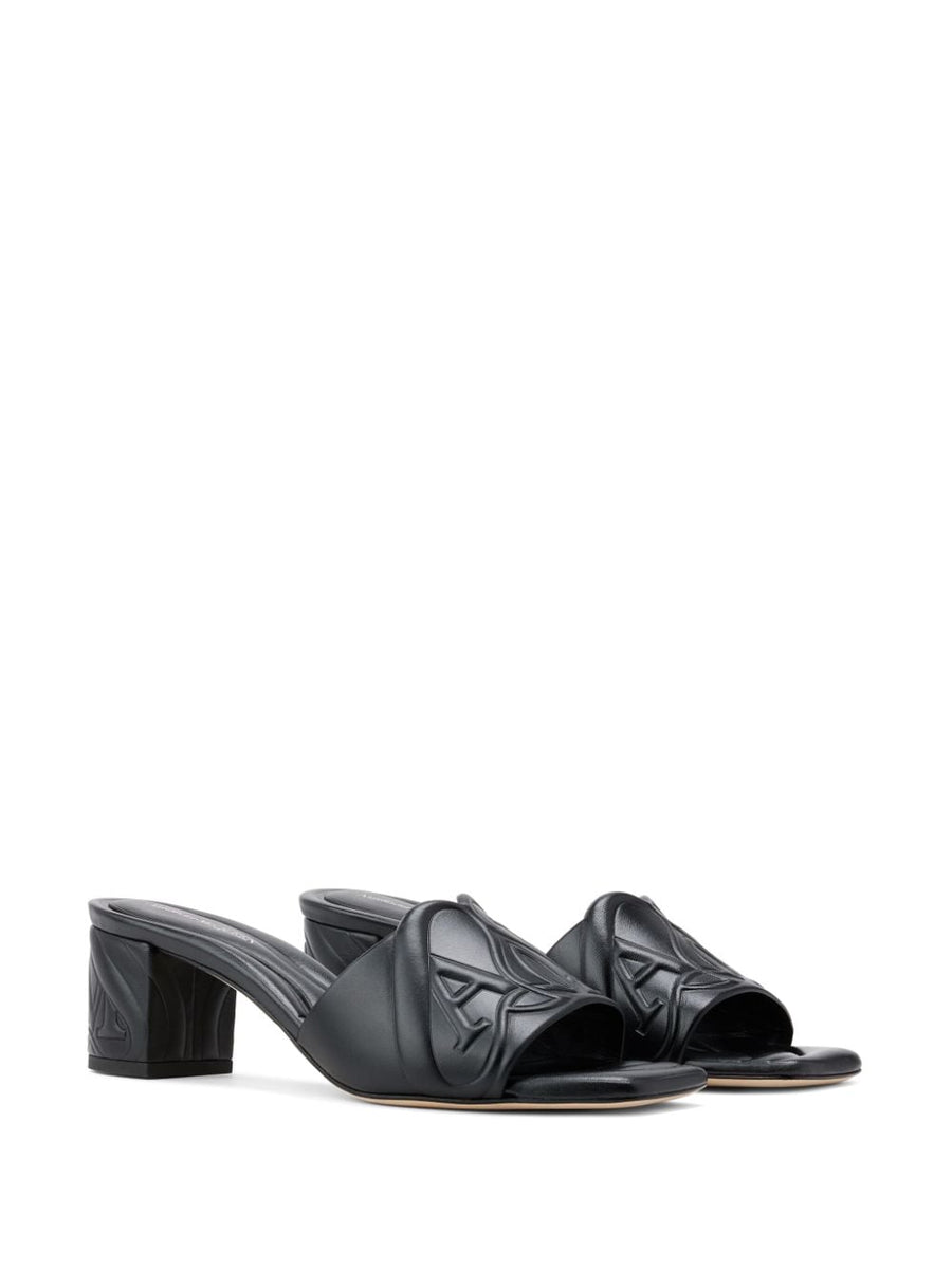 Alexander Mcqueen Women Seal Leather Sandals