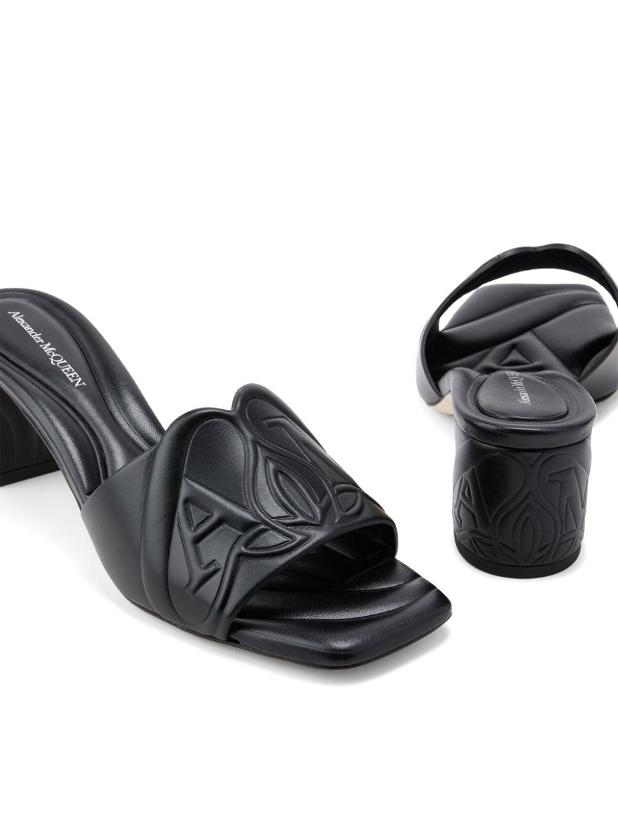 Alexander Mcqueen Women Seal Leather Sandals