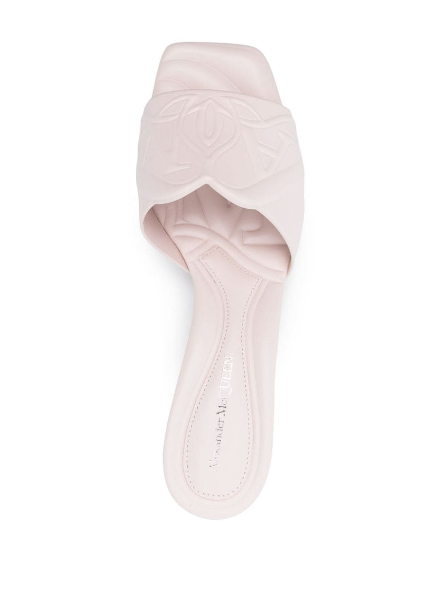Alexander Mcqueen Women Seal Leather Mules