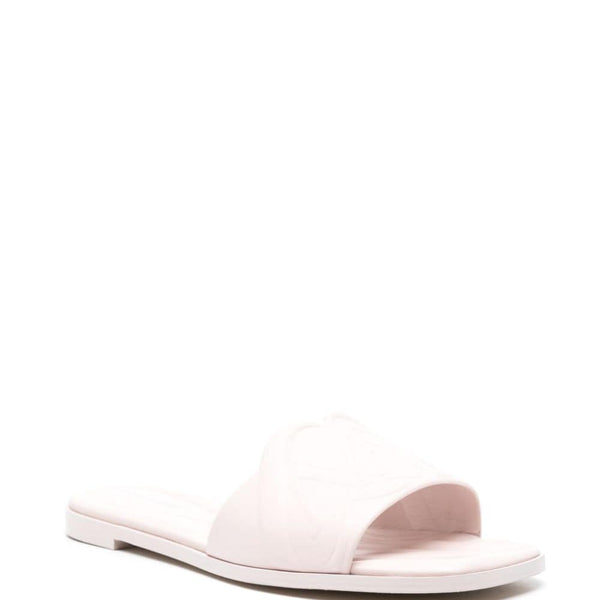 Alexander Mcqueen Women Leather Flat Sandals