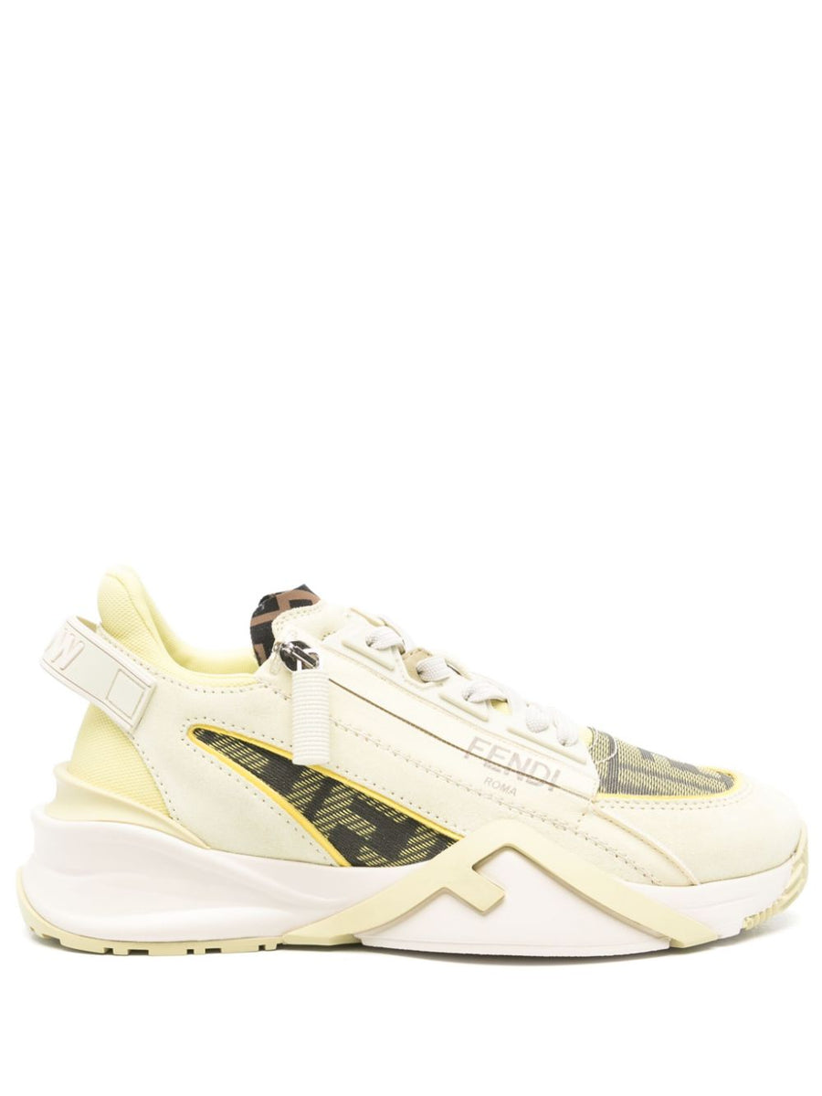 Fendi Women Fendi Flow Leather Sneakers