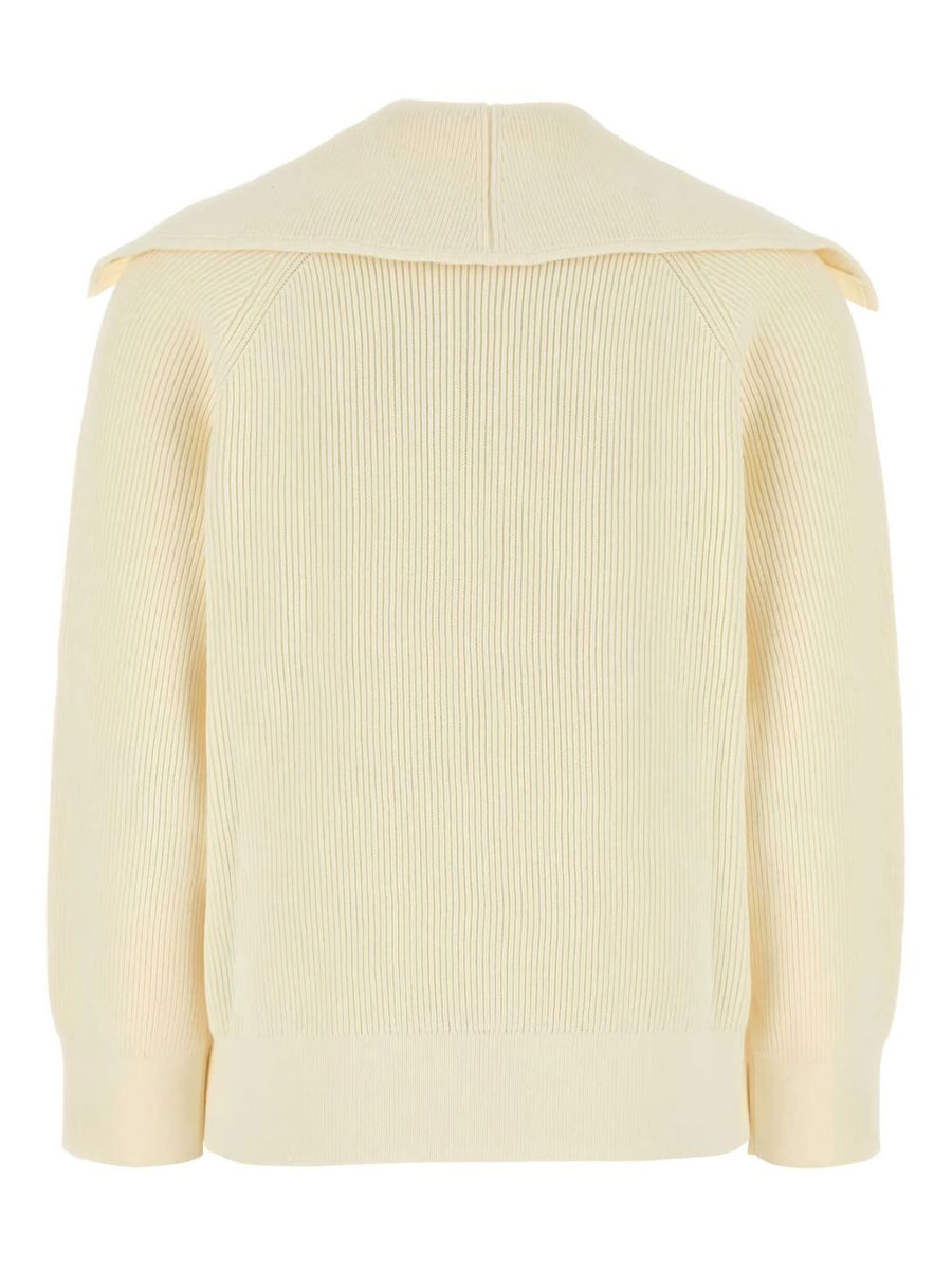 Bottega Veneta Women Ribbed Cotton Cardigan