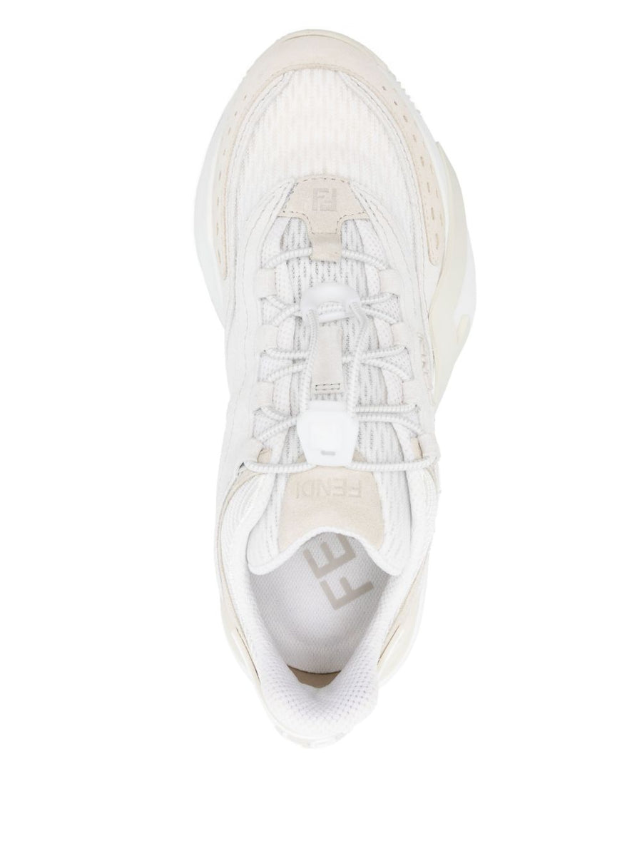 Fendi Women Fendi Flow Leather Sneakers