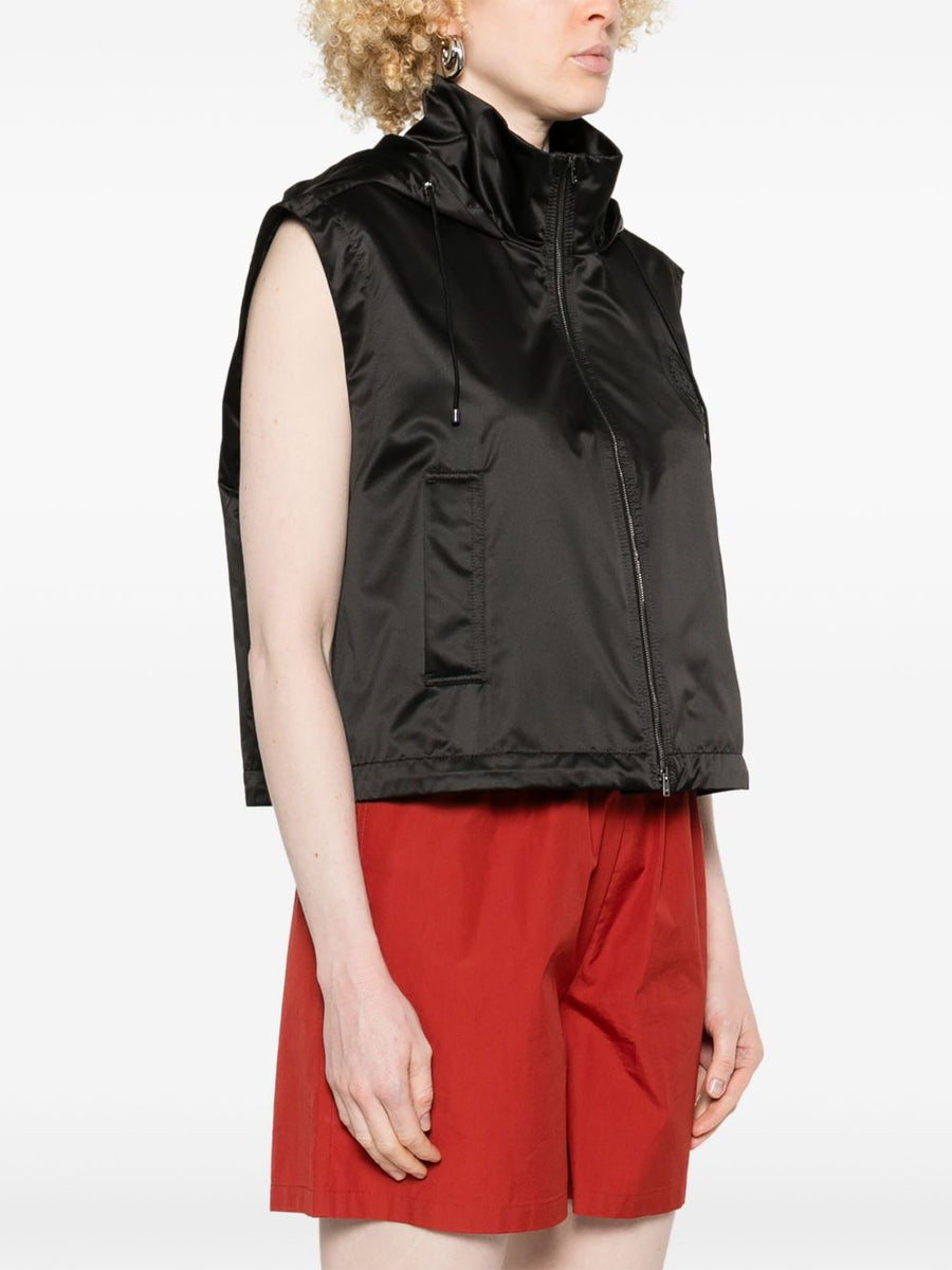 Fendi Women Hooded Zipped Vest