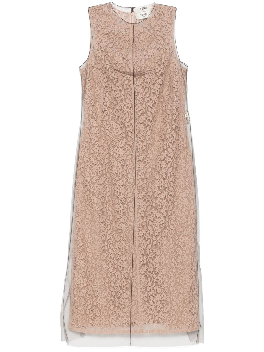 Fendi Women Lace Midi Dress