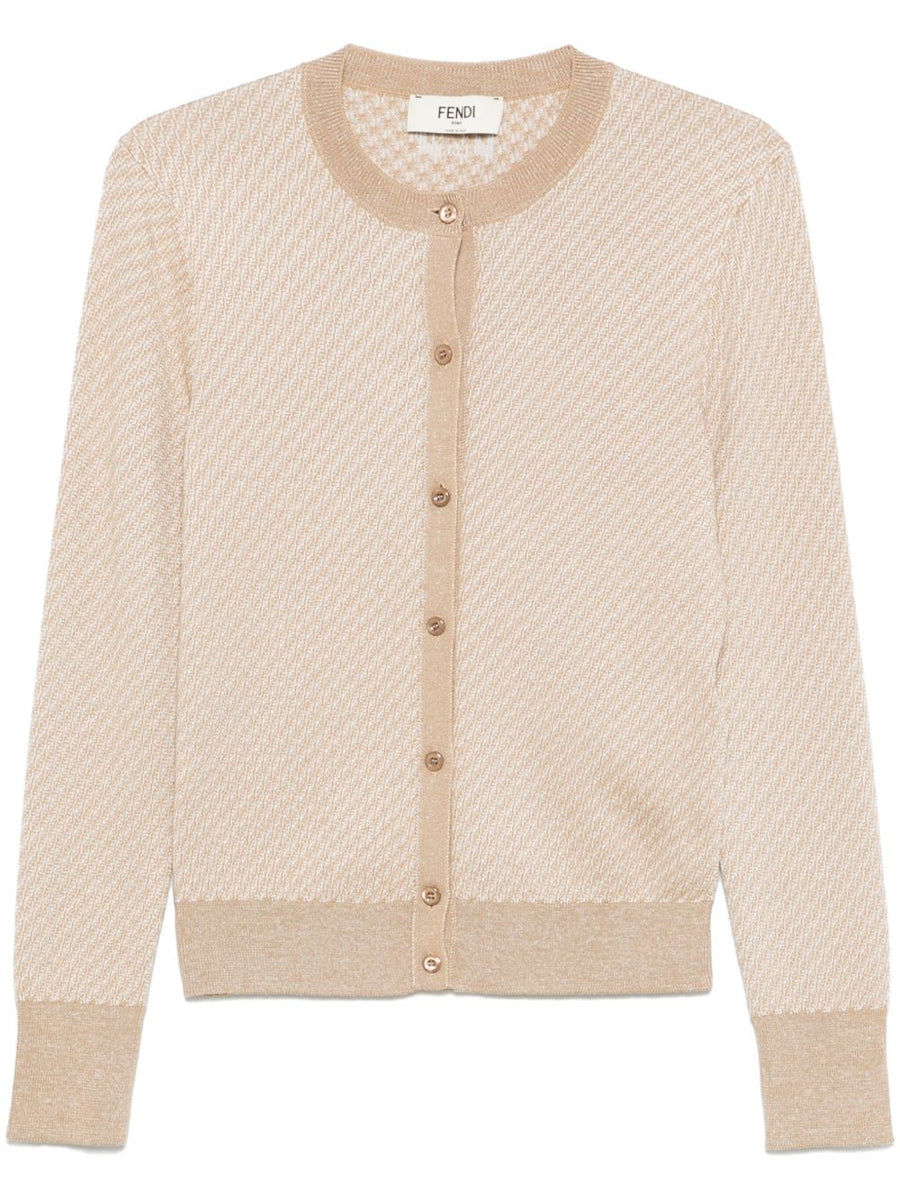 Fendi Women Ff Wool Cardigan