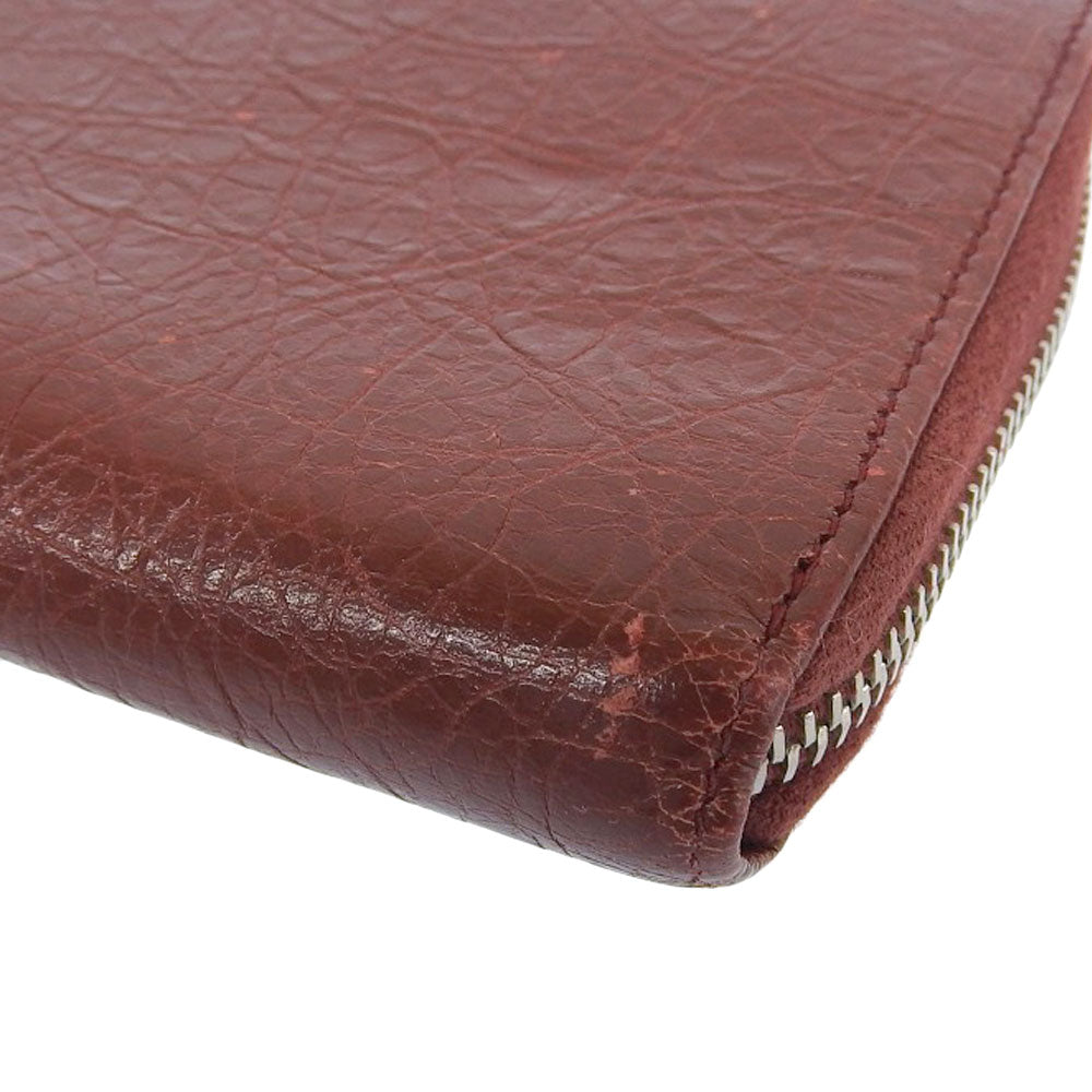 balenciaga Essential Zip Around Leather Wallet