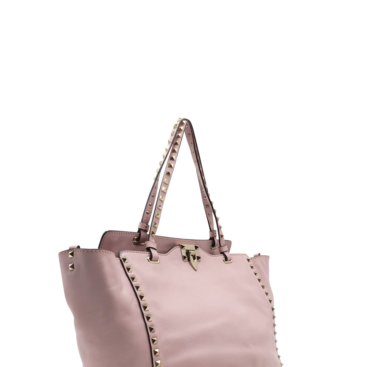 Medium Rockstud Tote Pink