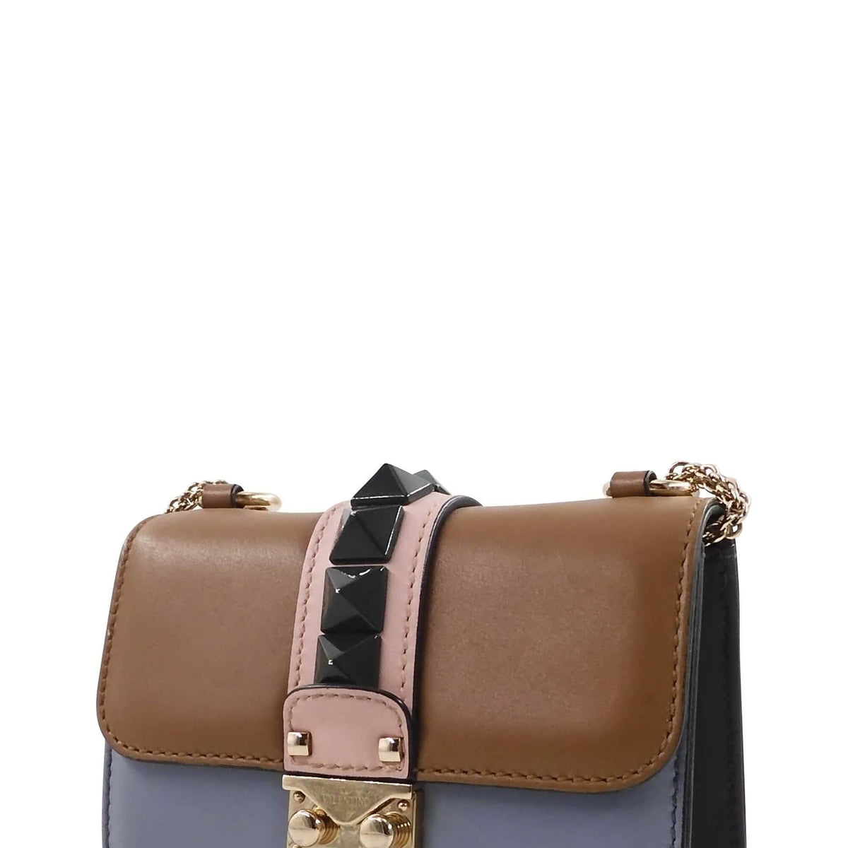 Mini Glam Rock Bag Brown Blue