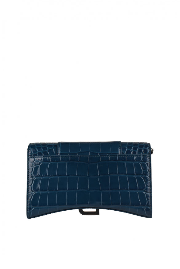 Balenciaga Women Hourglass Wallet On Chain