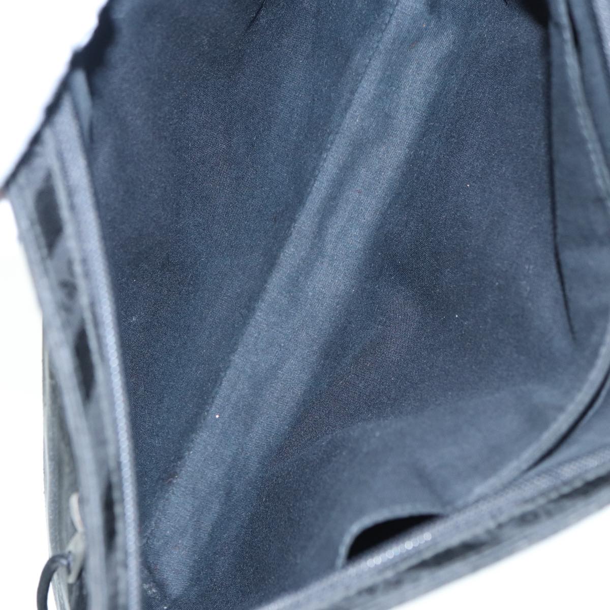 balenciaga Explorer Clutch Bag Canvas Black 459745 Auth yk14342