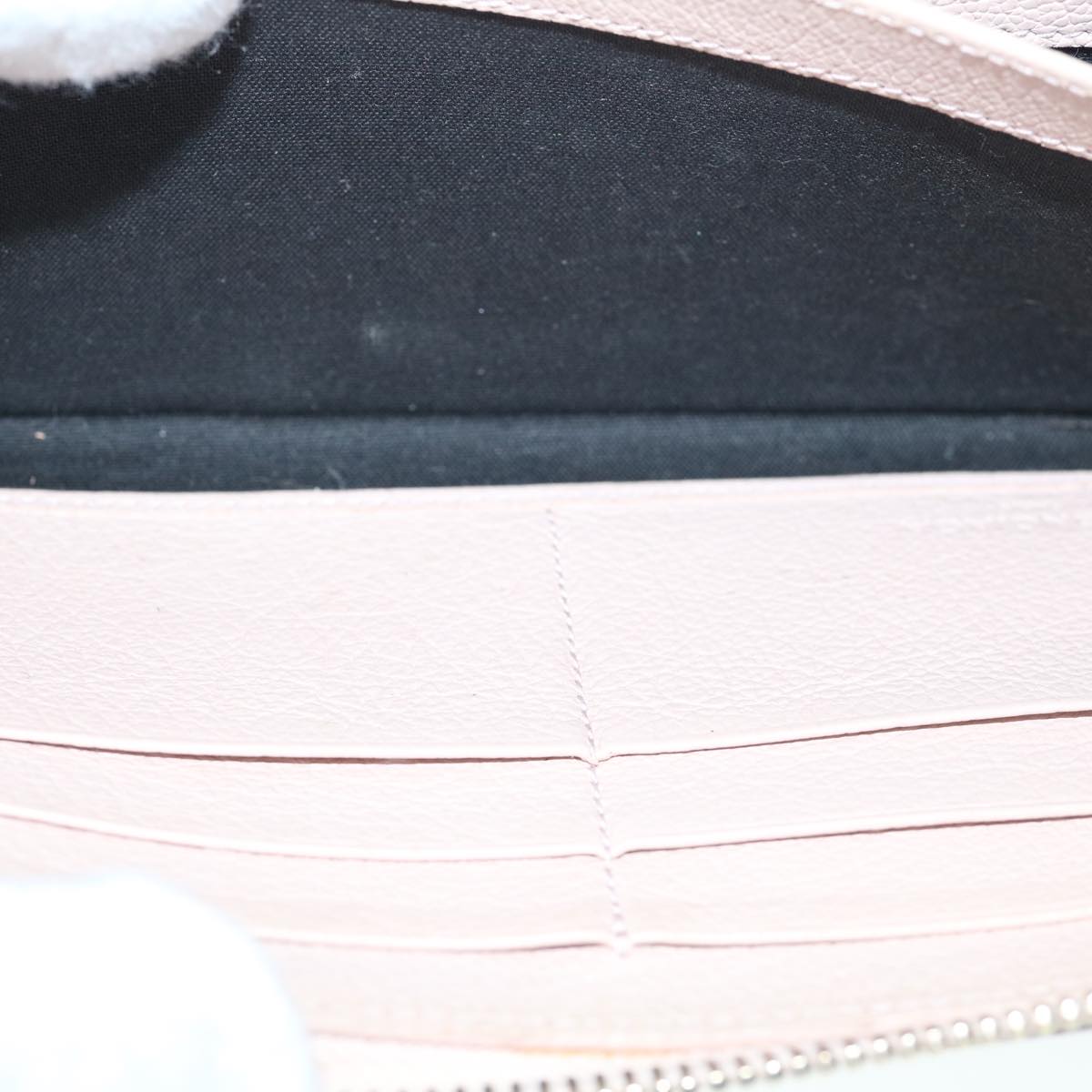 balenciaga Classic Continental Zip Long Wallet Leather Pink 253036 Auth yk9793