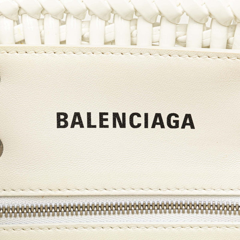 balenciaga Bistro Basket XS Handbag White